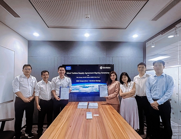 Envision Energy giành dự án điện gió ven bờ 200 MW lớn nhất tại Việt Nam cùng REE Energy, củng cố Hệ thống Năng lượng Tương lai trên khắp Đông Nam Á