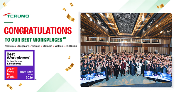 Terumo tại 6 quốc gia ở Châu Á – Thái Bình Dương chính thức được Great Place To Work® công nhận đạt chứng nhận Best Workplaces™